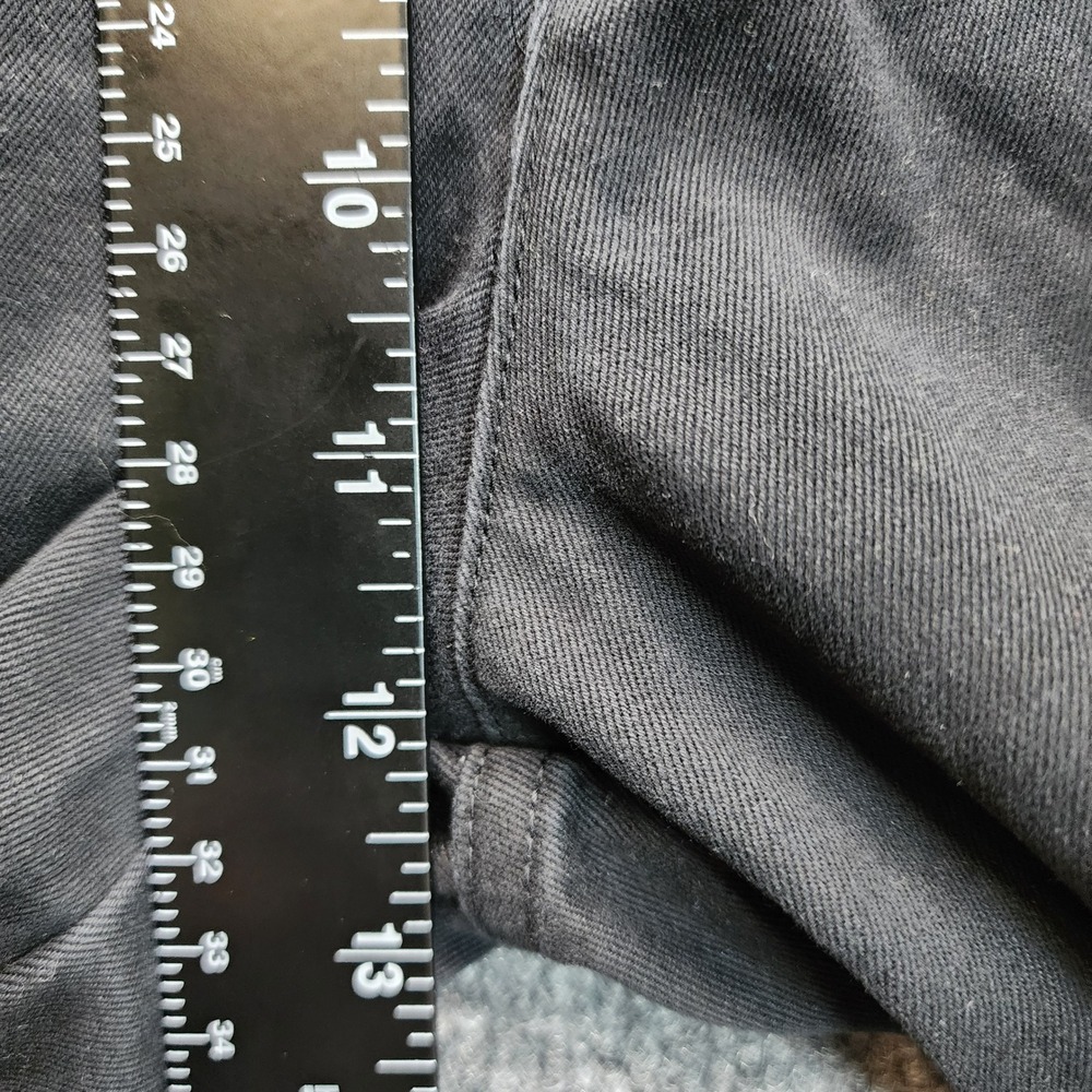 L.L.Bean Vintage Women's High Waist 90s Mom Tapered Black Chino Pants 10 Tall - Picture 5 of 8